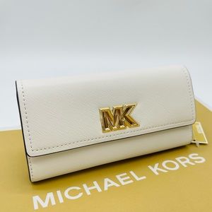Michael Kors Mimi Large Bifold Wallet Optic White